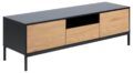 TV-meubel Seaford - Zwart PU MDF
