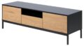 TV-meubel Seaford - Zwart PU MDF