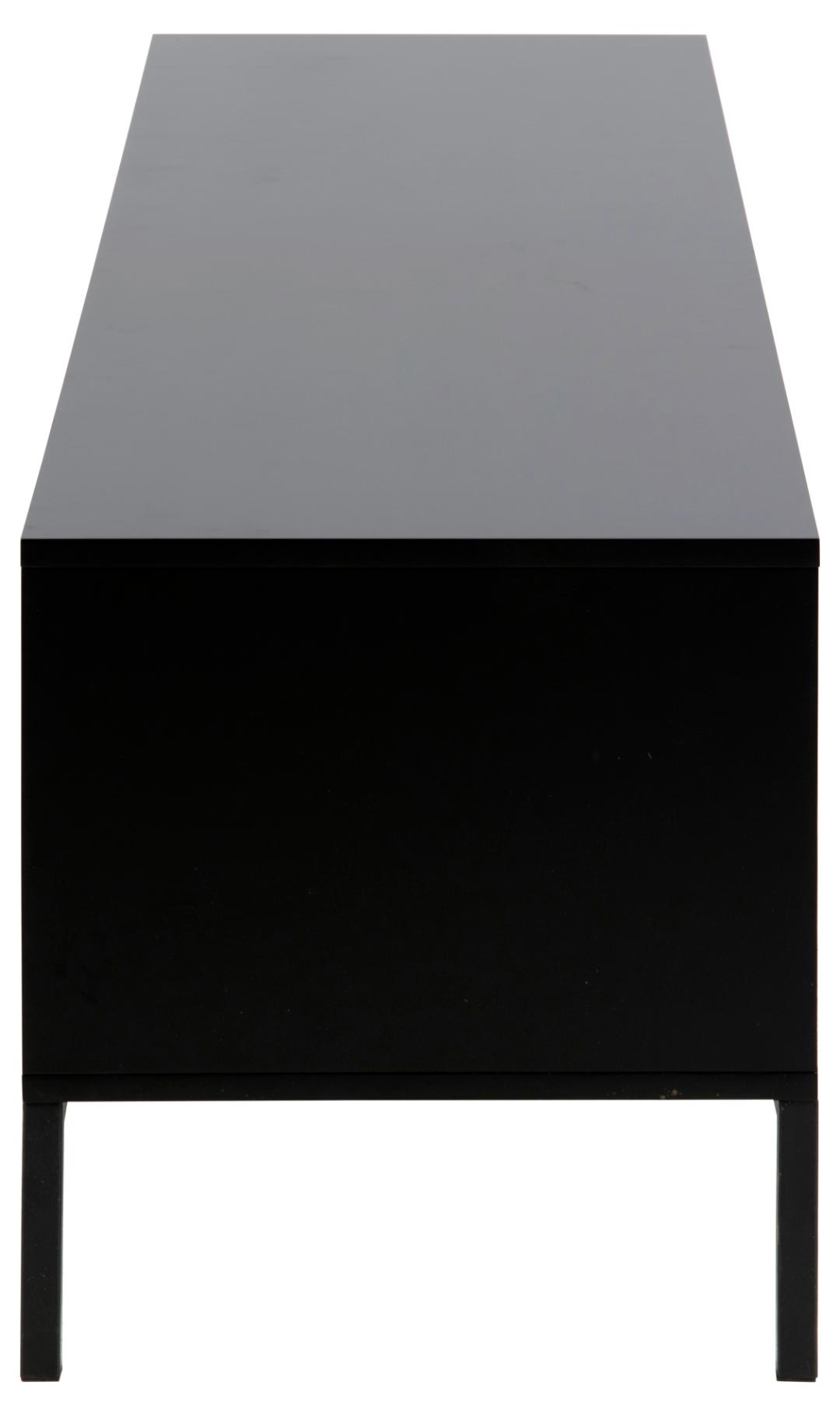 Tv Meubel Seaford 8211 Zwart Pu Mdf