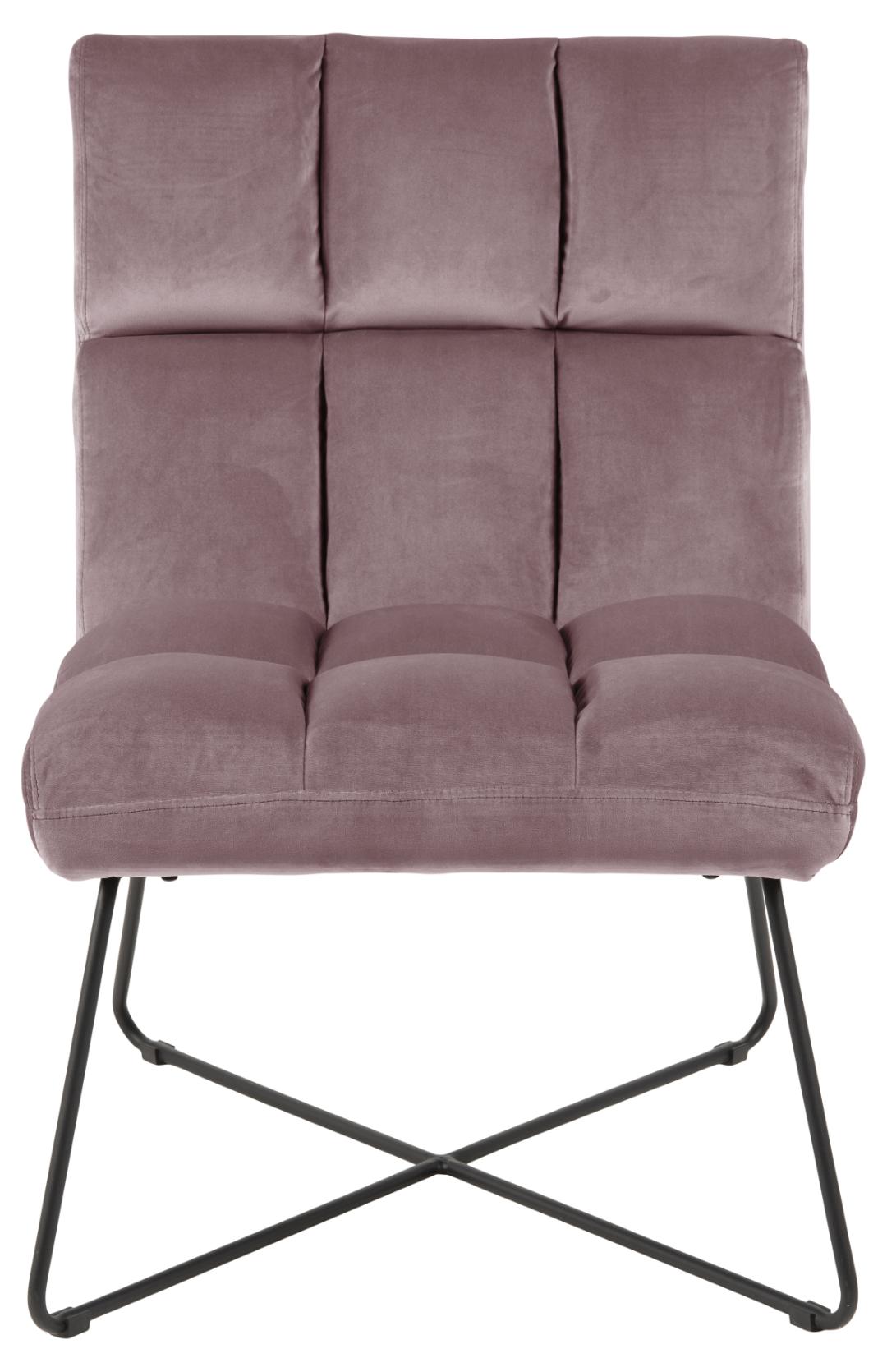 Loungestoel Alba 8211 Stof Oud Roze