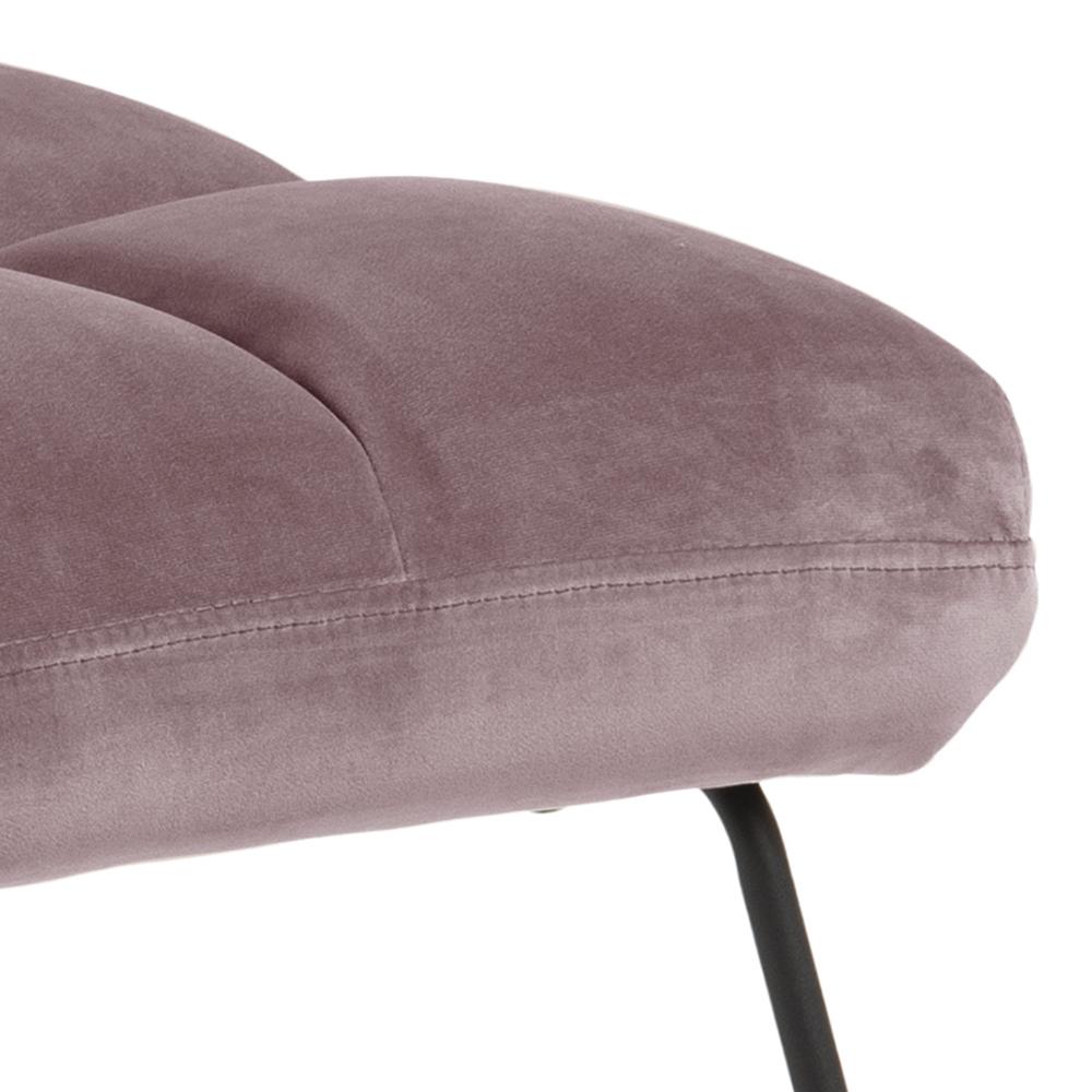 Loungestoel Alba 8211 Stof Oud Roze