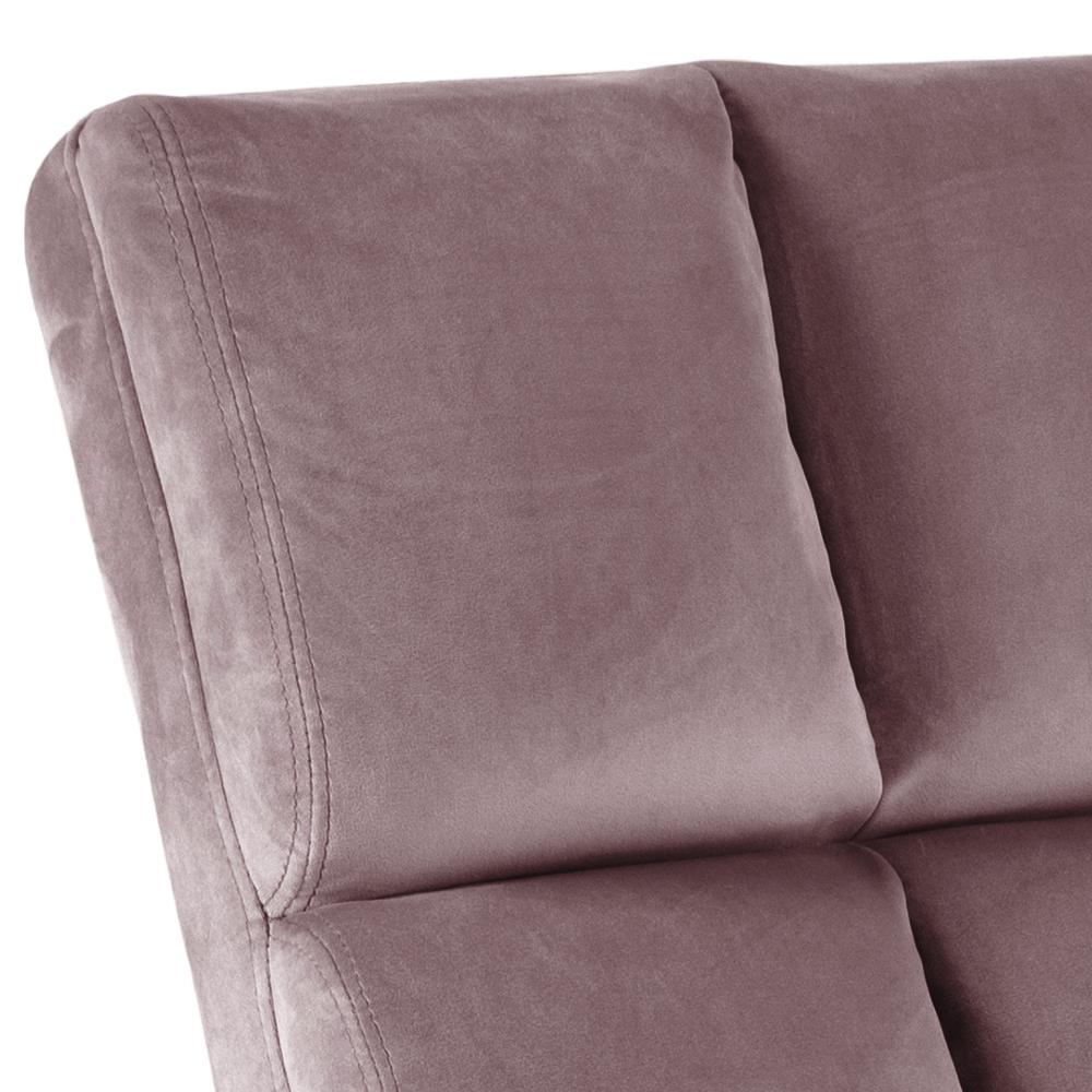 Loungestoel Alba 8211 Stof Oud Roze