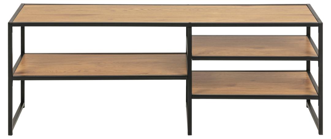 Tv Meubel Seaford 8211 Mat Eiken Ruw Papier 8211 Staal