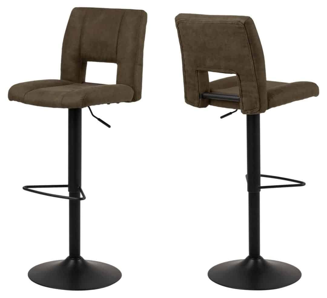 Barkruk Sylvia 8211 Stof Preston Olijfgroen 8211 Staal Minimale Bestelling 2 Stuks Barkruk Sylvia 8211 Stof Preston Olijfgroen 8211 Staal Minimale Bestelling 2 Stuks