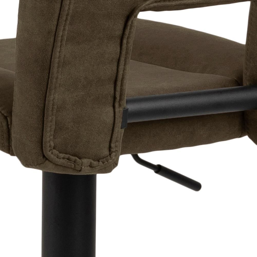 Barkruk Sylvia 8211 Stof Preston Olijfgroen 8211 Staal Minimale Bestelling 2 Stuks