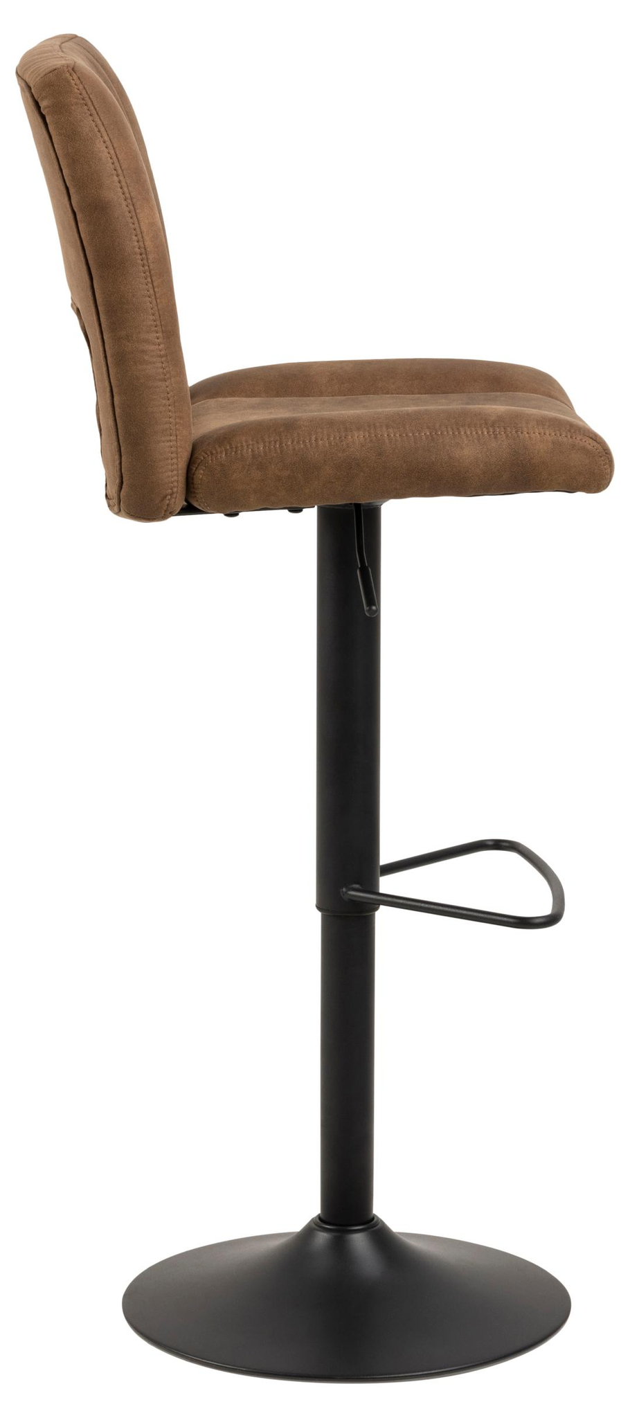 Barkruk Sylvia 8211 Stof Lichtbruin 8211 Mat Zwart Staal Minimale Bestelling 2 Stuks
