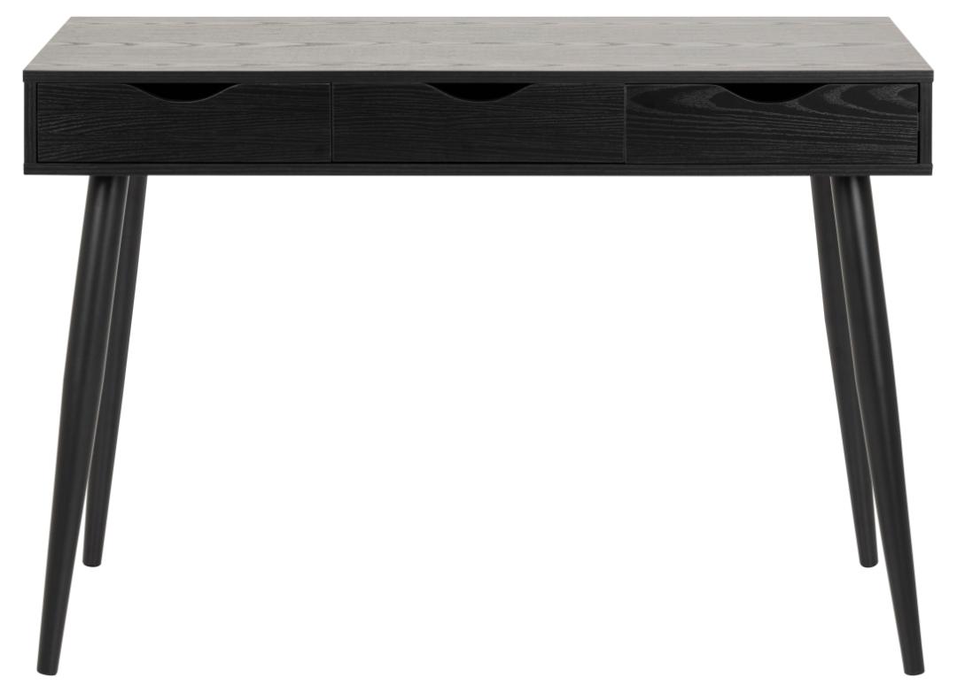 Bureau Neptun 8211 Zwart Melamine Alu