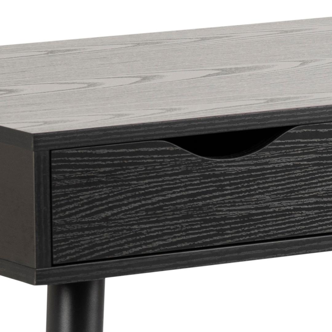 Bureau Neptun 8211 Zwart Melamine Alu