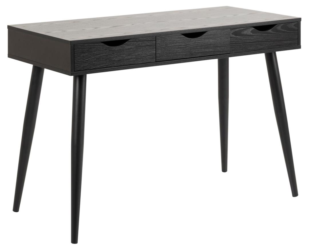 Bureau Neptun 8211 Zwart Melamine Alu