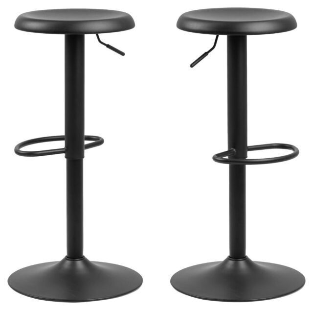 Barkruk Finch 8211 Mat Zwart Metaal 8211 Verstelbaar Minimale Bestelling 2 Stuks