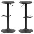 Barkruk Finch - Mat zwart metaal - Verstelbaar (minimale bestelling 2 stuks)