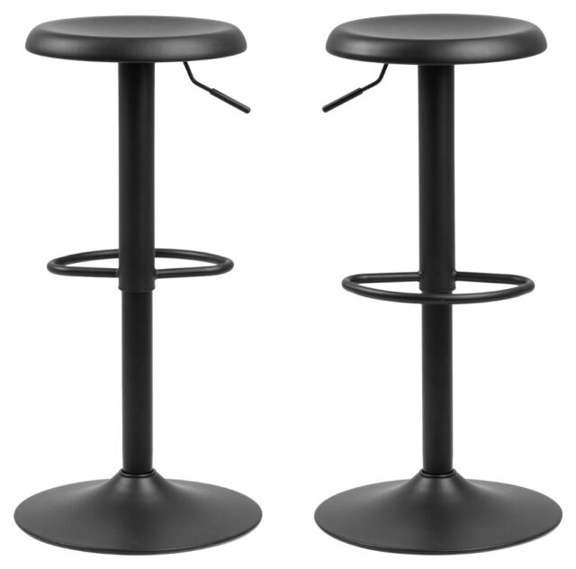 Barkruk Finch 8211 Mat Zwart Metaal 8211 Verstelbaar Minimale Bestelling 2 Stuks