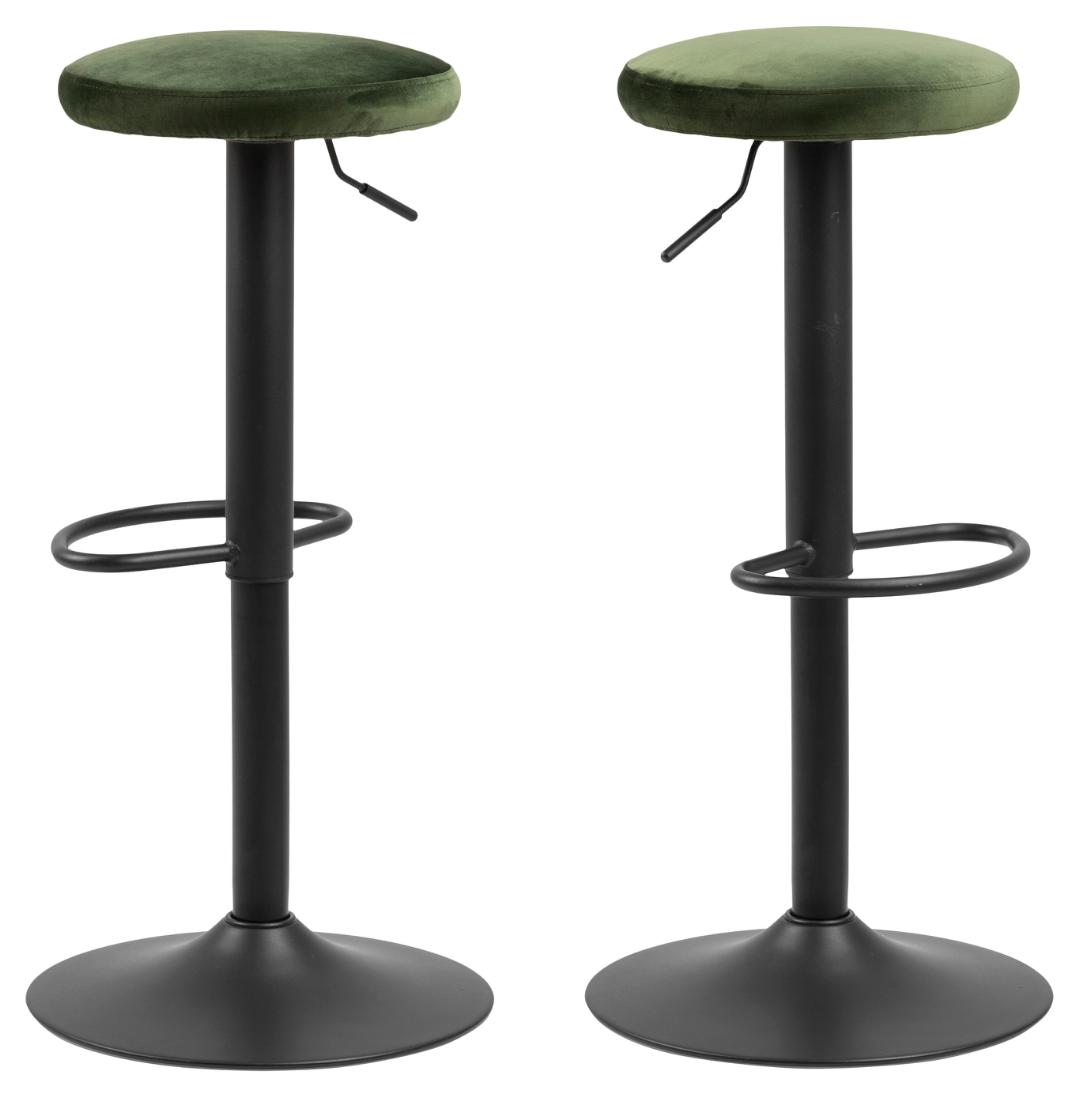 Barkruk Finch 8211 Stof Vic Bosgroen 8211 Staal Minimale Bestelling 2 Stuks