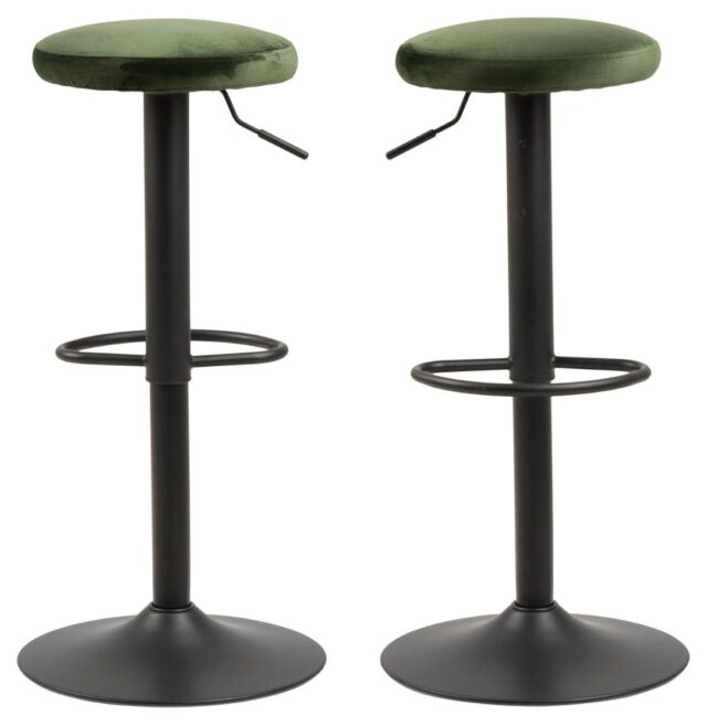 Barkruk Finch 8211 Stof Vic Bosgroen 8211 Staal Minimale Bestelling 2 Stuks