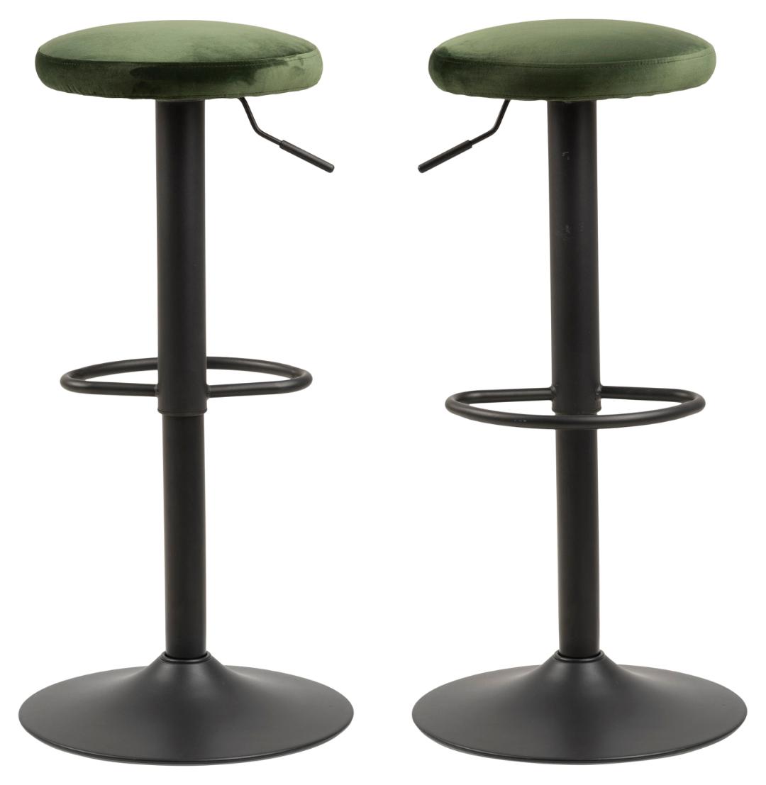 Barkruk Finch 8211 Stof Vic Bosgroen 8211 Staal Minimale Bestelling 2 Stuks