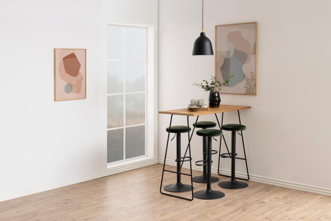 Barkruk Finch 8211 Stof Vic Bosgroen 8211 Staal Minimale Bestelling 2 Stuks