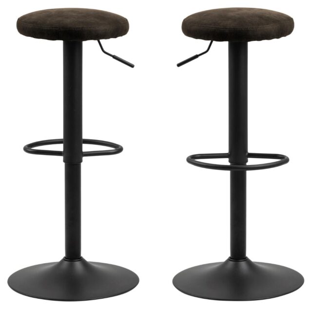 Barkruk Finch 8211 Stof Preston Antraciet 8211 Staal Minimale Bestelling 2 Stuks