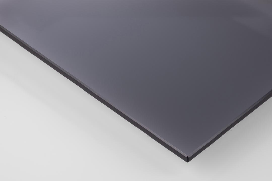 Bijzettafel Katrine 8211 Gerookt Glas 8211 Zwart Metaal