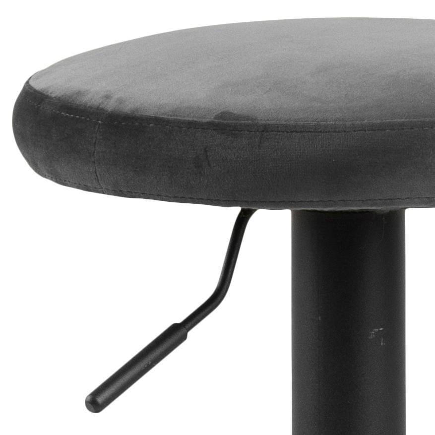 Barkruk Finch 8211 Stof Vic Donkergrijs 8211 Staal Minimale Bestelling 2 Stuks