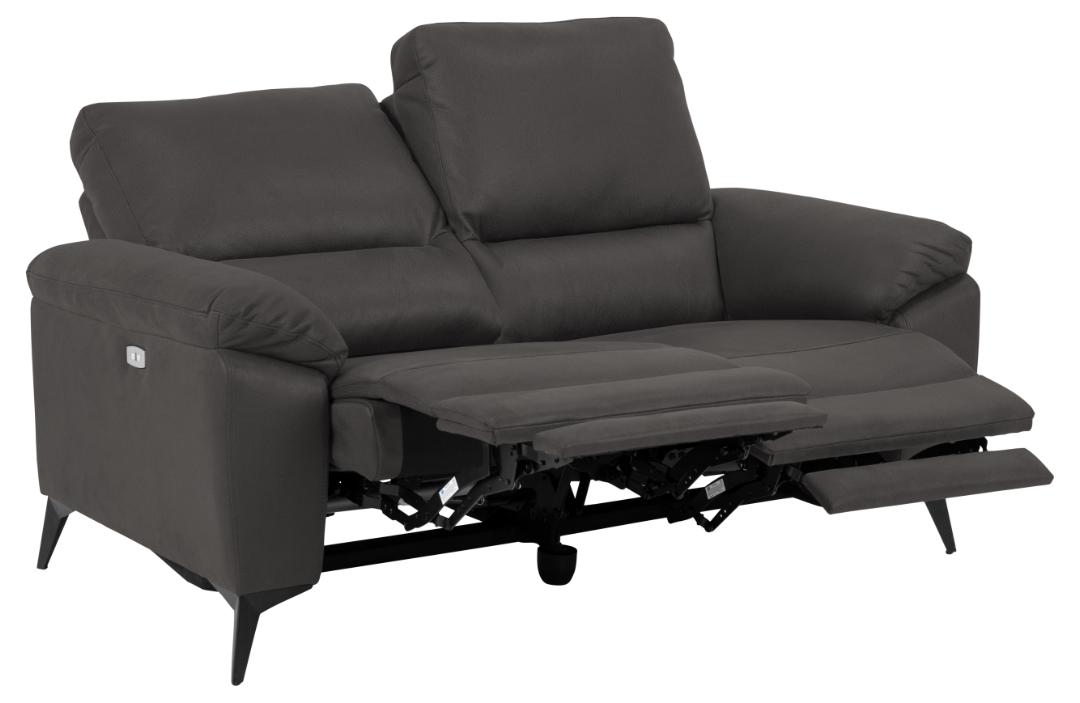 2 Zitsbank Rana Met Relax 8211 Stof Barry Grijs