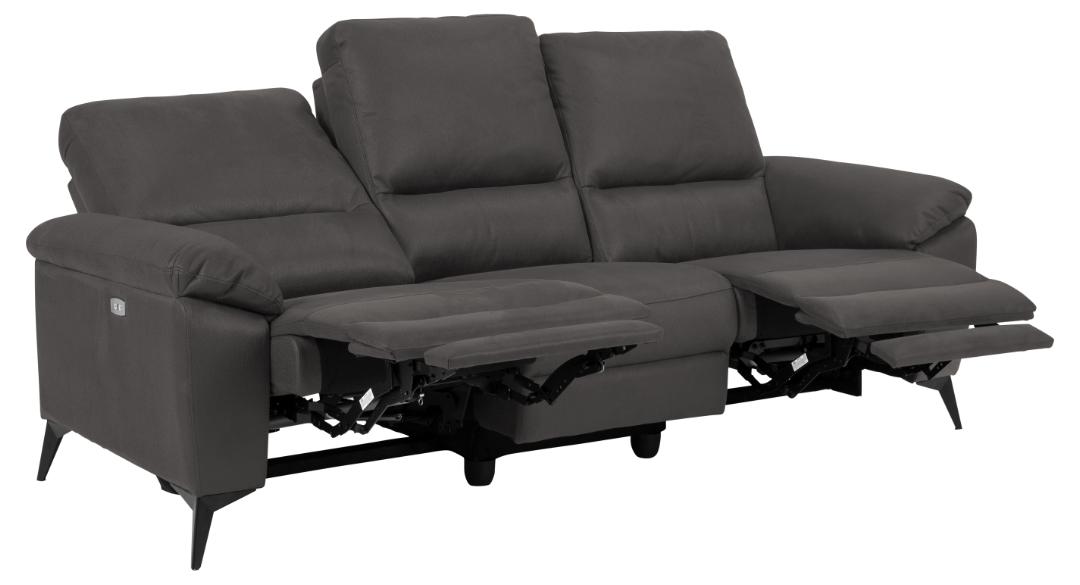 3 Zitsbank Rana Met Relax 8211 Stof Barry Grijs