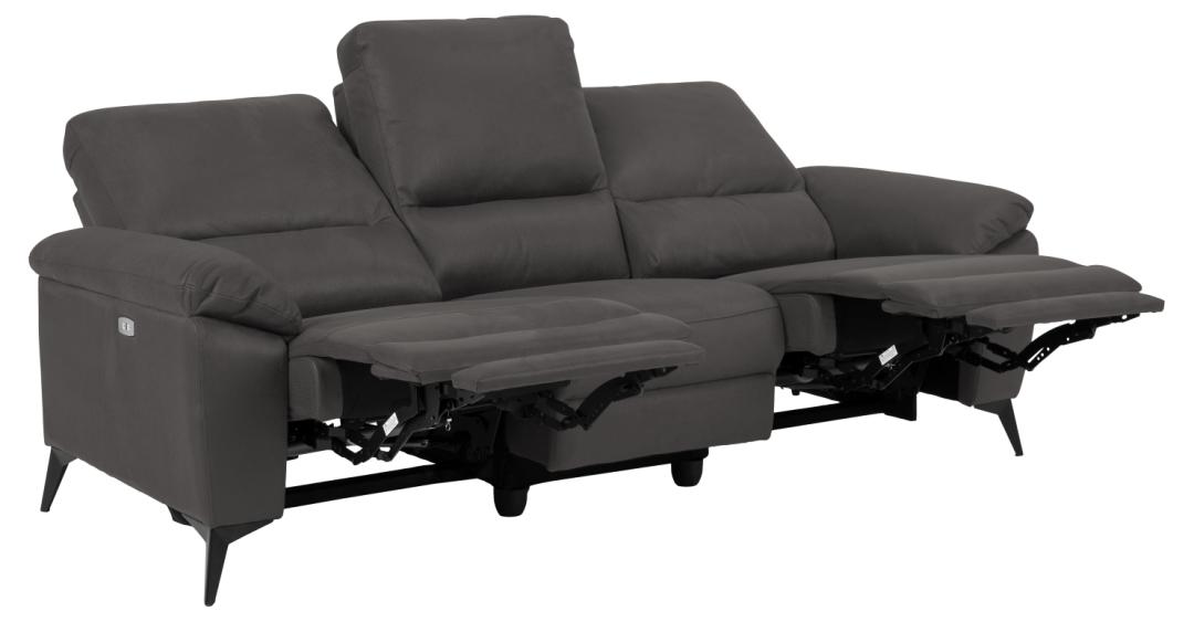 3 Zitsbank Rana Met Relax 8211 Stof Barry Grijs