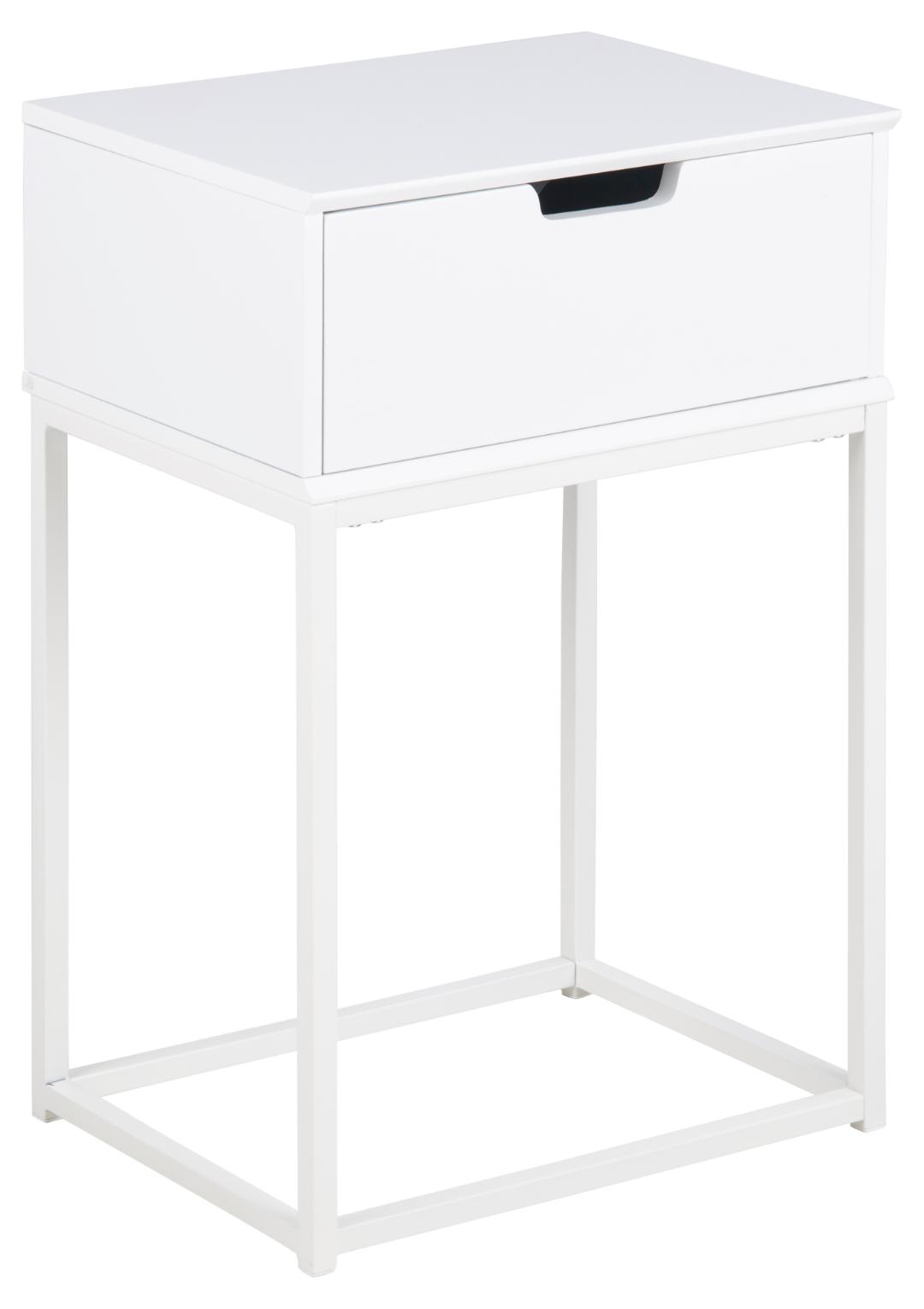 Nachtkastje Mitra 8211 Wit Mdf