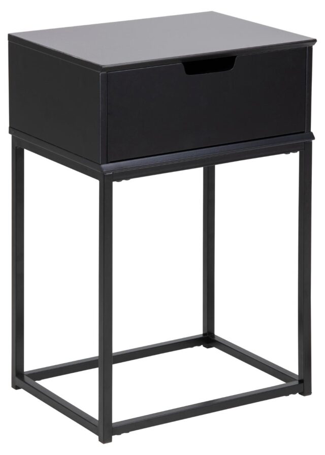 Nachtkastje Mitra 8211 Zwart Mdf
