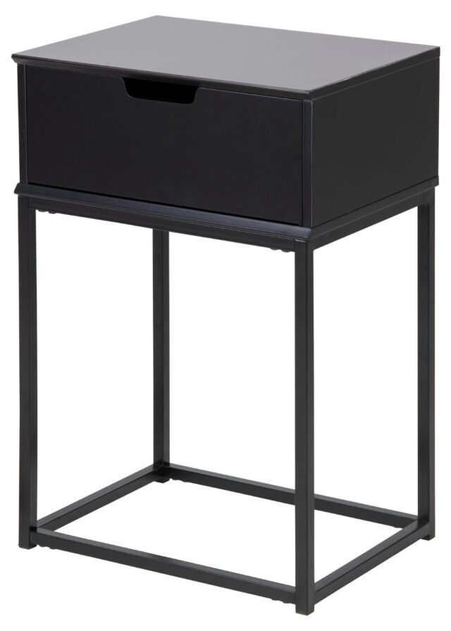 Nachtkastje Mitra 8211 Zwart Mdf