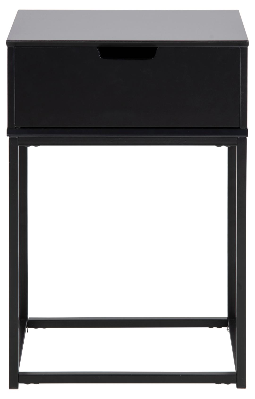 Nachtkastje Mitra 8211 Zwart Mdf