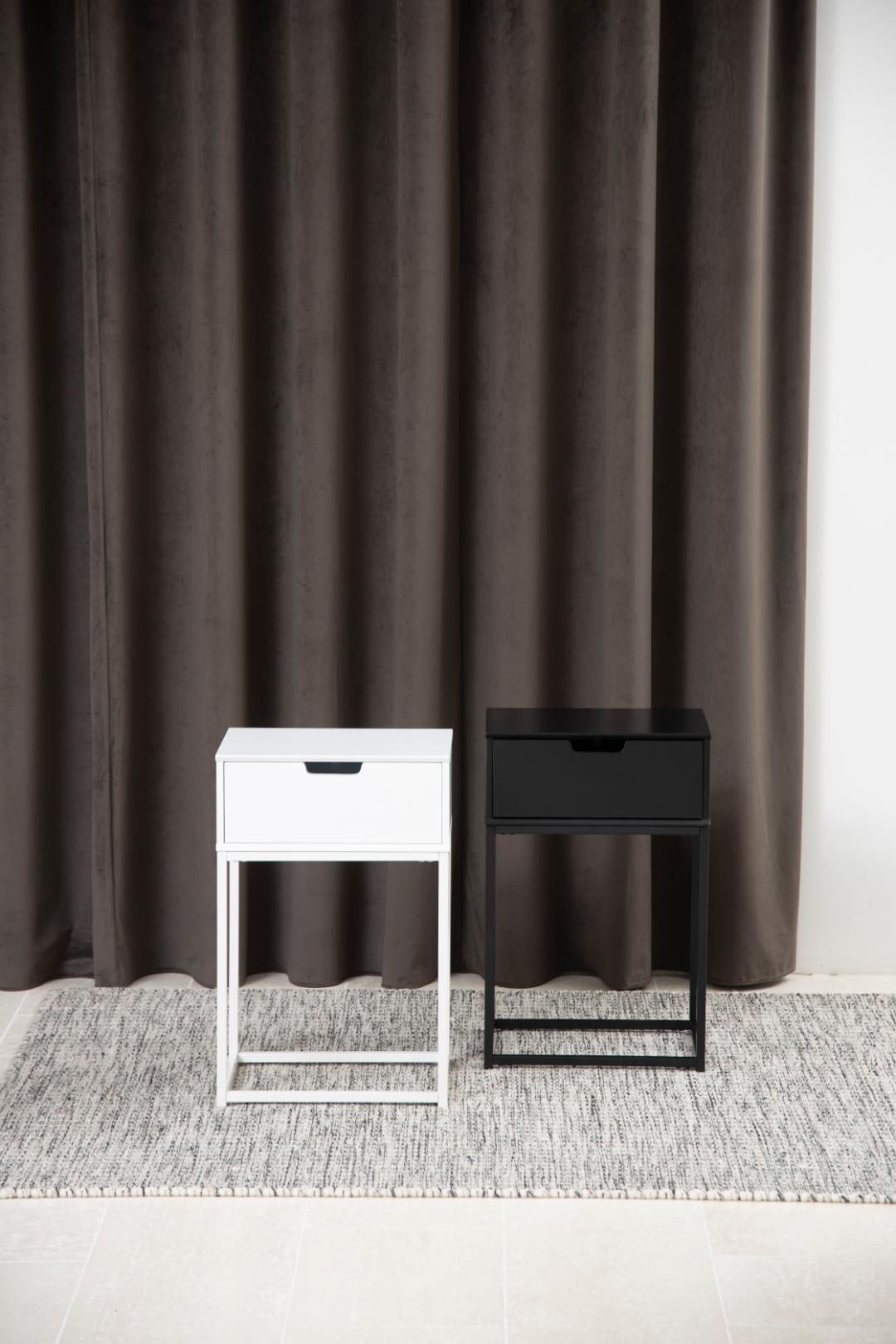 Nachtkastje Mitra 8211 Zwart Mdf