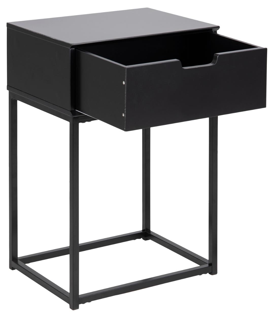 Nachtkastje Mitra 8211 Zwart Mdf