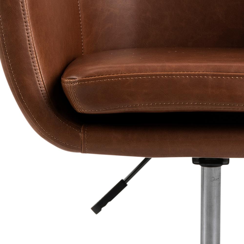 Bureaustoel Nora 8211 Vintage Pu Bekleding In Brandy