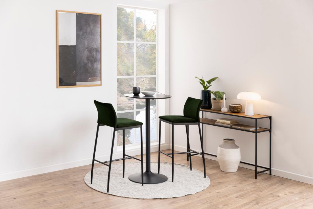 Haltafel Seaford 8211 Mat Wild Eiken Papier 8211 Staal