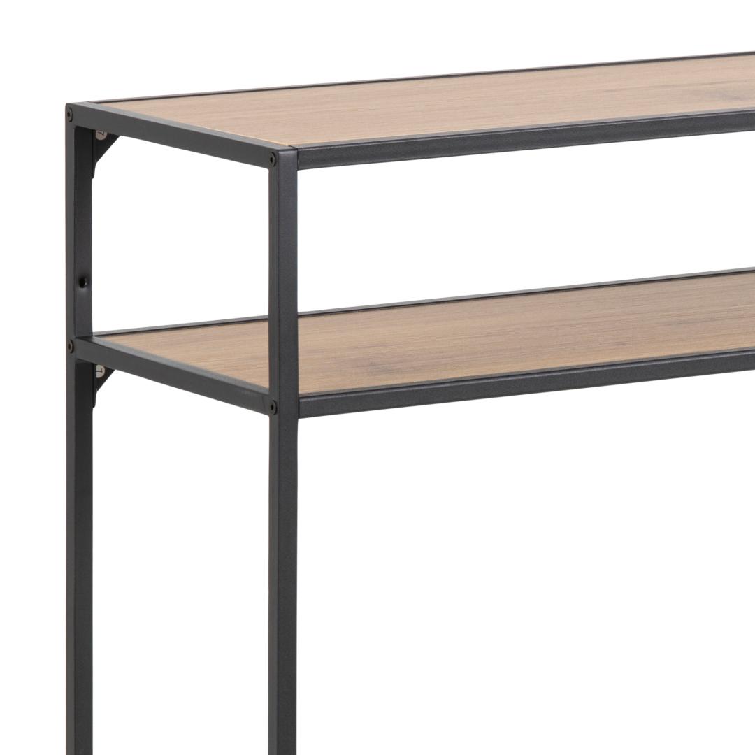 Haltafel Seaford 8211 Mat Wild Eiken Papier 8211 Staal