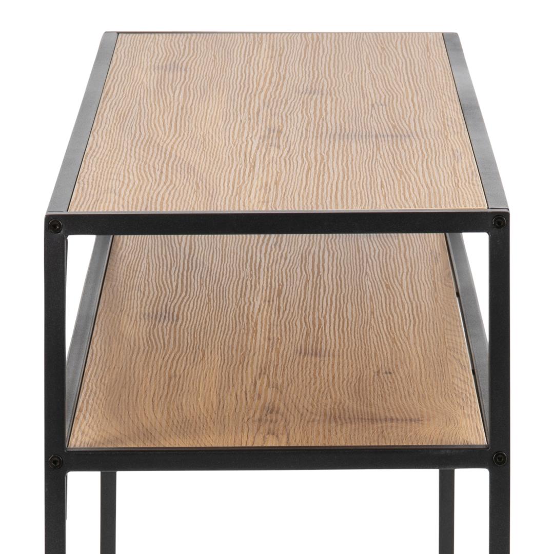 Haltafel Seaford 8211 Mat Wild Eiken Papier 8211 Staal