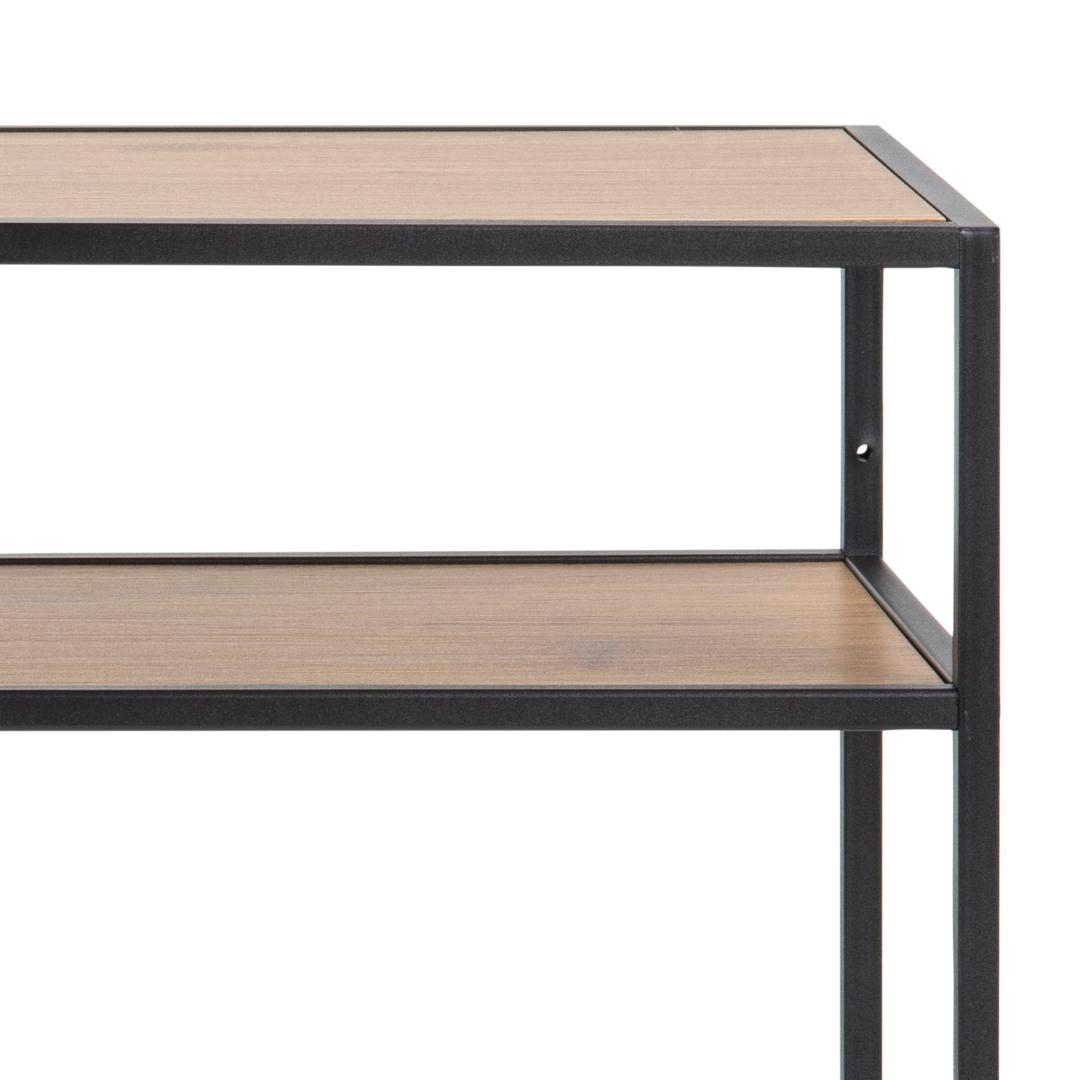 Haltafel Seaford 8211 Mat Wild Eiken Papier 8211 Staal