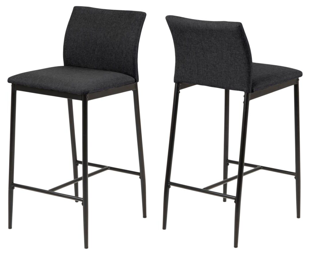 Barkruk Demina 8211 Stof Sawana Grijs 8211 Metaal Minimale Bestelling 2 Stuks