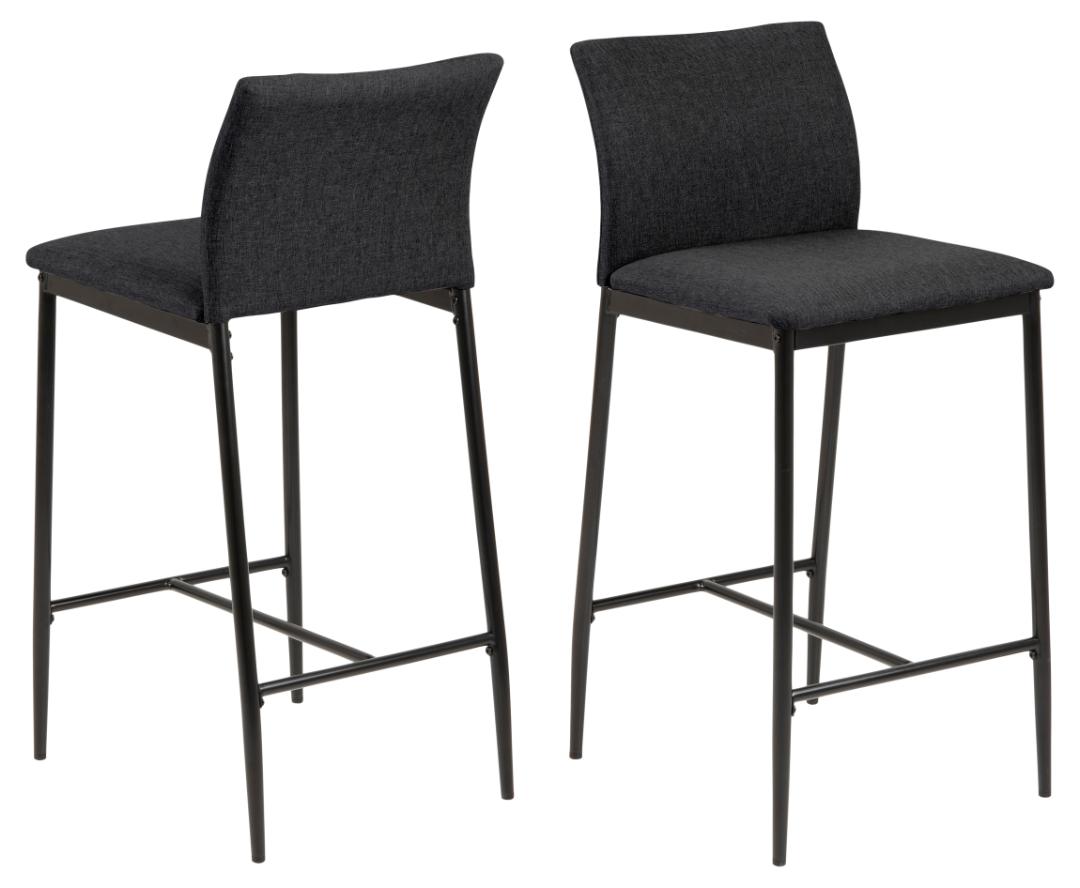 Barkruk Demina 8211 Stof Sawana Grijs Minimale Bestelling 2 Stuks