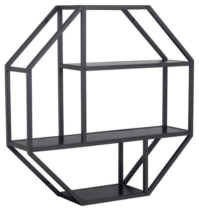 Wandplank Seaford 8211 Mat Zwart 8211 Staal