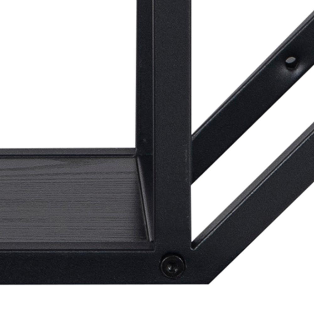 Wandplank Seaford 8211 Mat Zwart 8211 Staal