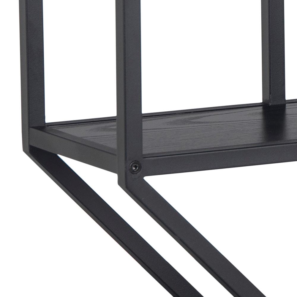 Wandplank Seaford 8211 Mat Zwart 8211 Staal