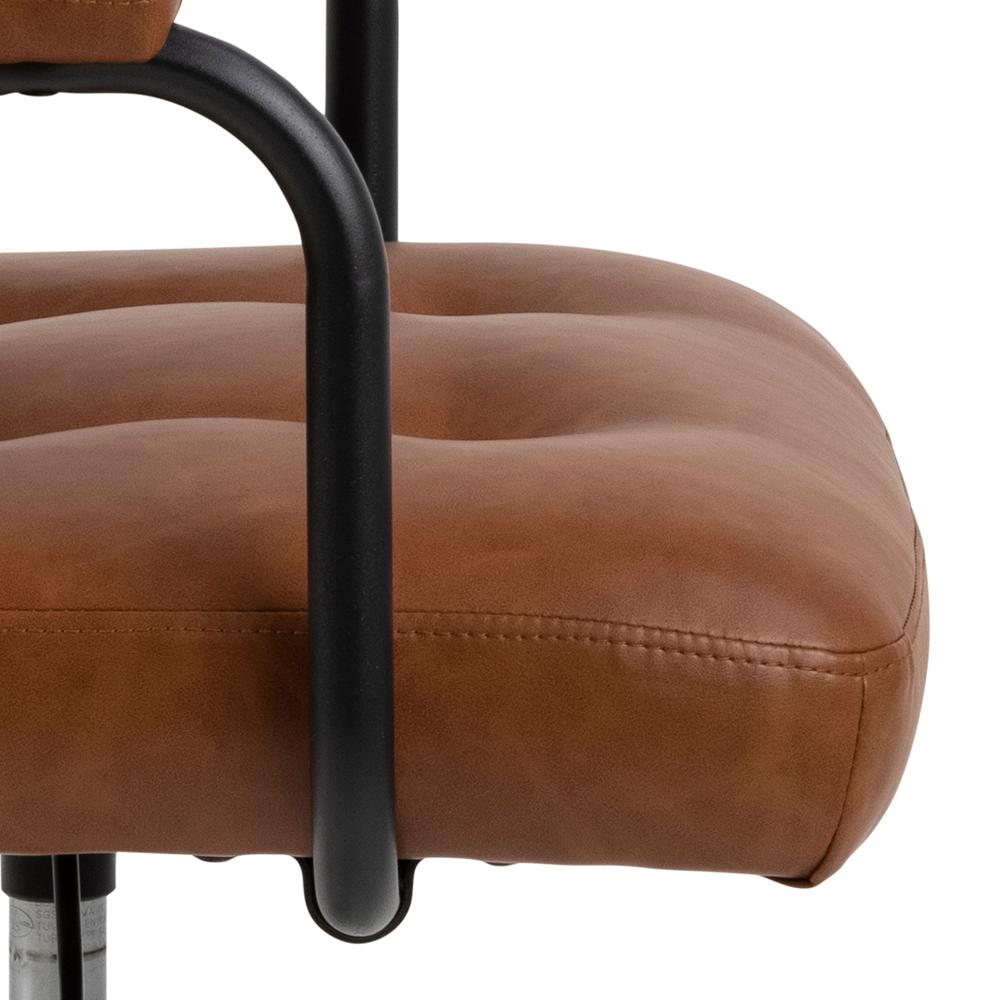 Bureaustoel Cosmo 8211 Pu Retro Brandy