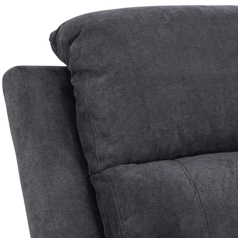 2 Zitsbank Mora Met Relax 8211 Stof Donkergrijs