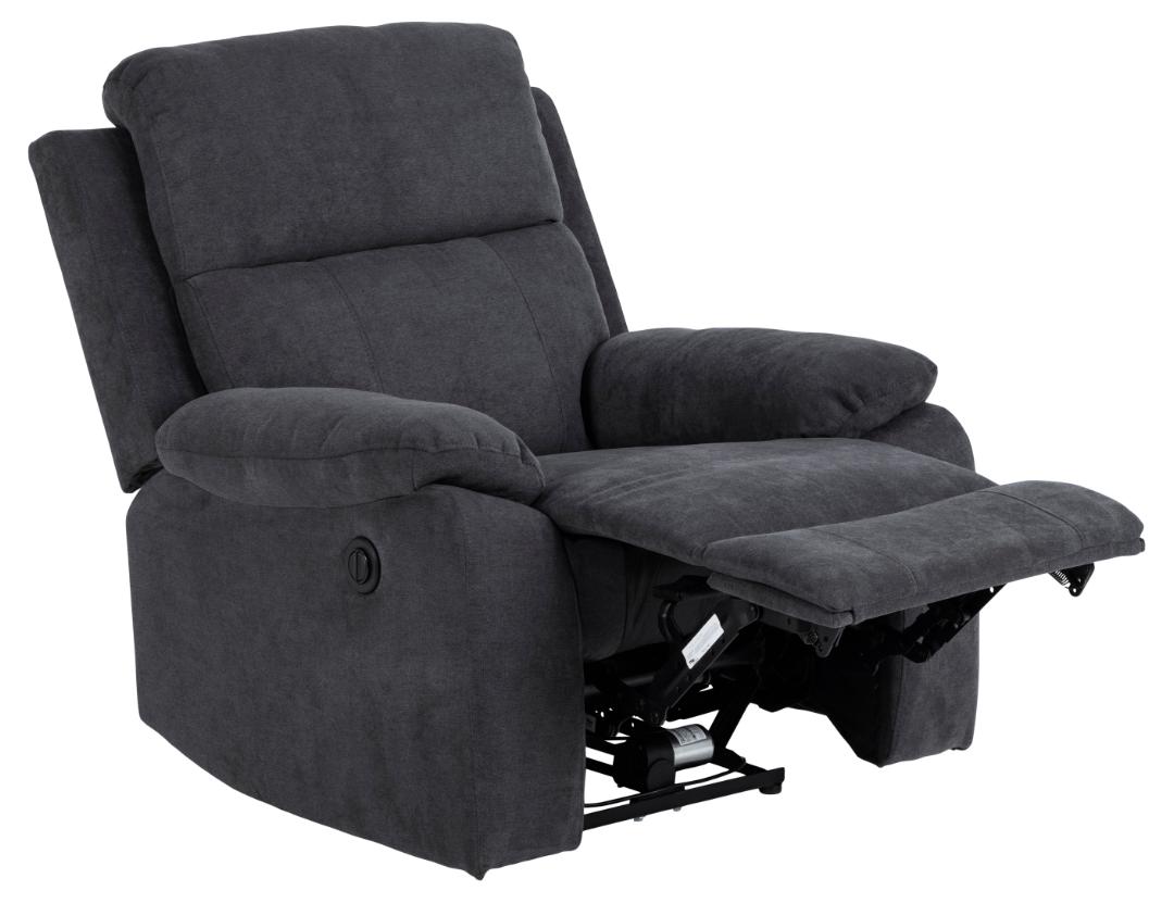 Relaxfauteuil Mora 8211 Stof Donkergrijs