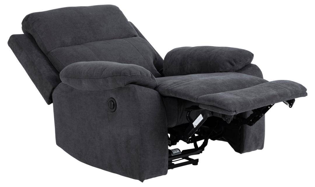 Relaxfauteuil Mora 8211 Stof Donkergrijs