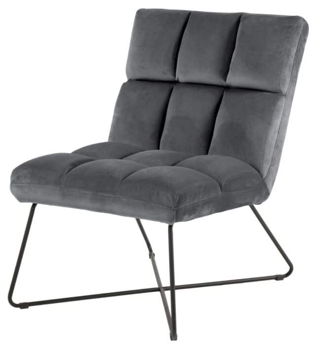 Loungestoel Alba 8211 Stof Vic Donkergrijs Loungestoel Alba 8211 Stof Vic Donkergrijs