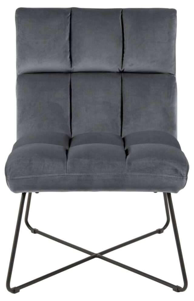 Loungestoel Alba 8211 Stof Donkergrijs