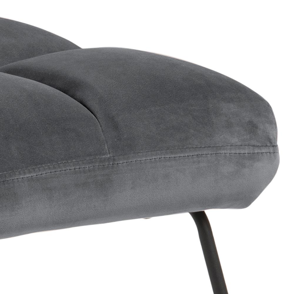 Loungestoel Alba 8211 Stof Donkergrijs