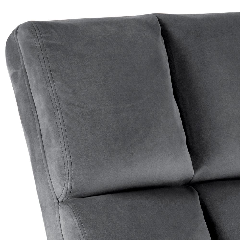Loungestoel Alba 8211 Stof Donkergrijs